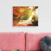 Aan alles, is er een Seizoen Bijbel Verse Canvas Afdruk (Insitu (Woonkamer))