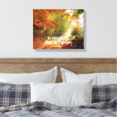 Aan alles, is er een Seizoen Bijbel Verse Canvas Afdruk (Insitu (Slaapkamer))