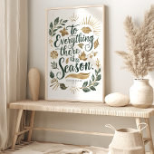 Aan alles is er een seizoen: Prediker 3:11 Poster