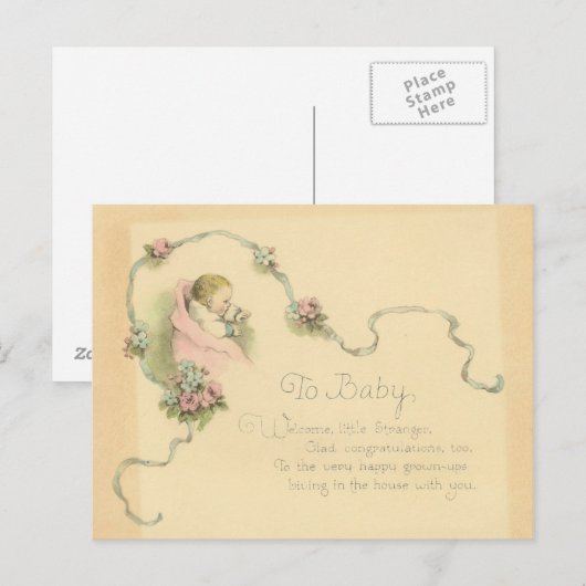 Aan Baby Briefkaart (Voorkant / Achterkant)