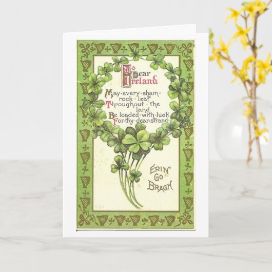 Aan Beste Ierland Kaart (Gele Bloem)