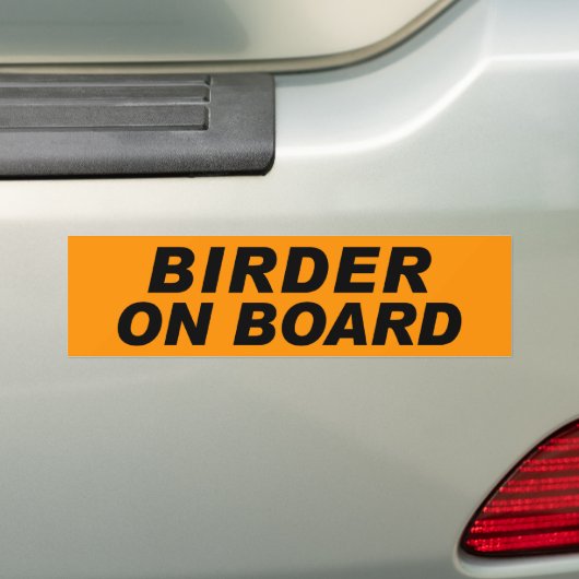 aan boord bumpersticker (Op auto)