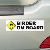 aan boord bumpersticker (Op auto)