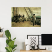 Aan boord HMS Bellerophon, 1880 Poster (Thuiskantoor)