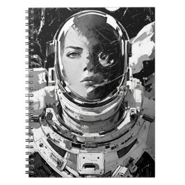 Aan boord van de kosmische reis: Striking Girl Ast Notitieboek