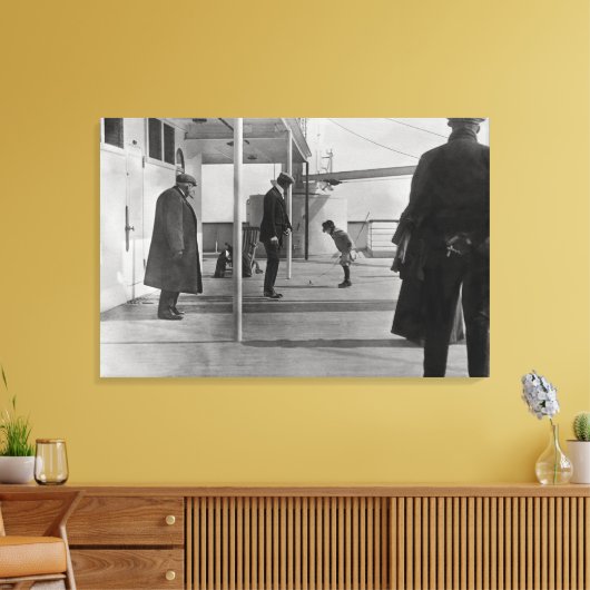 Aan boord van de Titanic Canvas Afdruk (Insitu (Woonkamer))