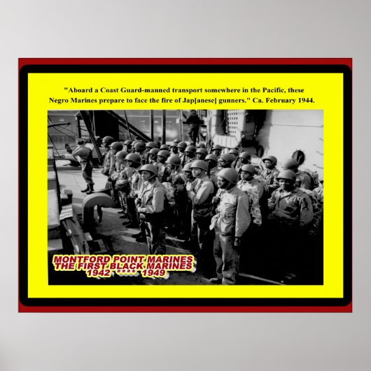 Aan boord van een kustwacht poster (Voorkant)