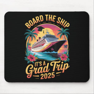 Aan boord van het schip zijn Afstuderen Trip 2025 Muismat
