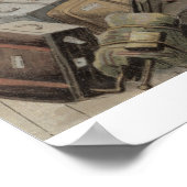 Aan boord van Tilbury, van 'P & O Pencillings' Poster (Hoek)