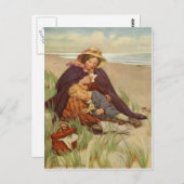 Aan de achterzijde van de North Wind Smith Moederd Briefkaart (Voorkant / Achterkant)