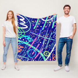 Aan de andere kant van de nachtelijke hemel fleece deken