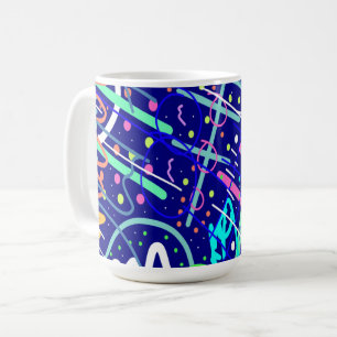 Aan de andere kant van de nachtelijke hemel koffiemok