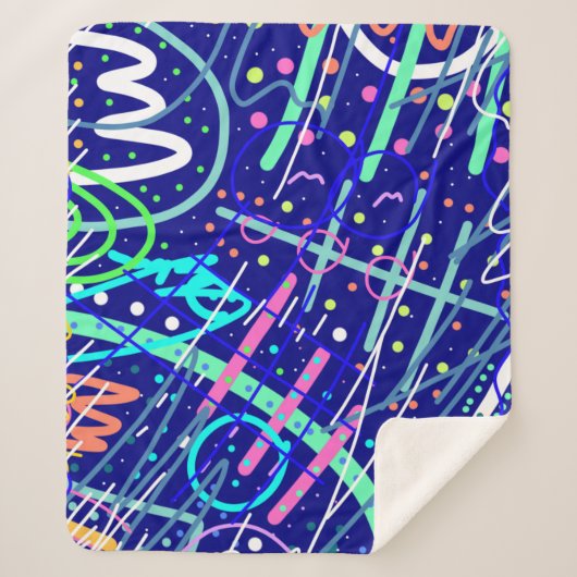 Aan de andere kant van de nachtelijke hemel sherpa deken (Voorkant)