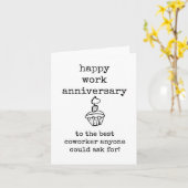 Aan de Beste Medewerker, Happy Work Jubileum Kaart (Gele Bloem)
