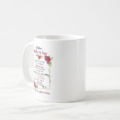 Aan de beste moeder in de wet cadeaus van dochter  koffiemok (Voorkant links)