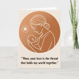 Aan de beste moeder ooit - bedankt voor alles kaart