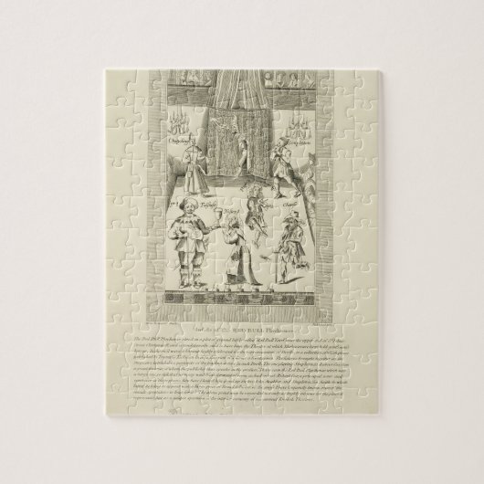 Aan de binnenkant van de Red Bull Playhouse, grenz Legpuzzel (Verticaal)