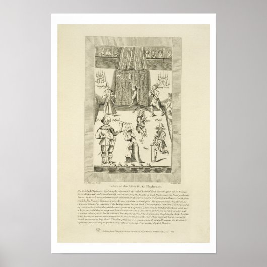 Aan de binnenkant van de Red Bull Playhouse, grenz Poster (Voorkant)