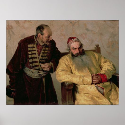 Aan de Boyar met een opzegging, 1904 Poster (Voorkant)