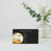 Aan de hand van de moonprofielkaart visitekaartje (Staand voorkant)