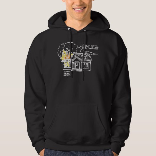 Aan de Hart Pullover Hoodie van de dood (Voorkant)