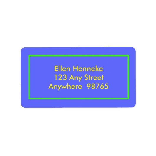 Aan de kant! etiket (Voorkant)