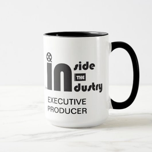 Aan de kant van de Logo in de industrie Mok (Rechts)