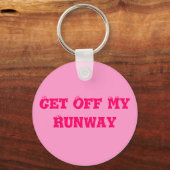 Aan de kant van mijn baan sleutelhanger (Voorkant)