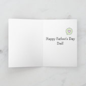 Aan de KONING van ons Kasteel... Leuke Vaderdag Kaart (Binnen)