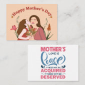 Aan de koningin van ons hart notitiekaartje (Voorkant / Achterkant)