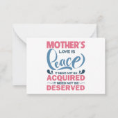 Aan de koningin van ons hart notitiekaartje (Achterkant)