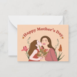 Aan de koningin van ons hart notitiekaartje