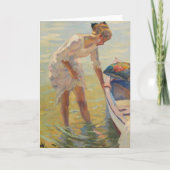 Aan de kust | Edward Cucuel Kaart (Voorkant)