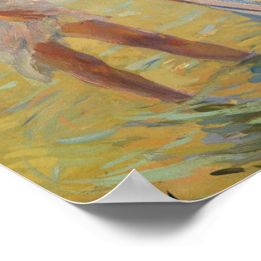 Aan de kust | Edward Cucuel Poster (Hoek)