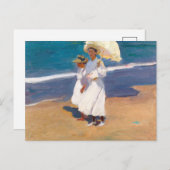 Aan de kust | Joaquín Sorolla Briefkaart (Voorkant / Achterkant)