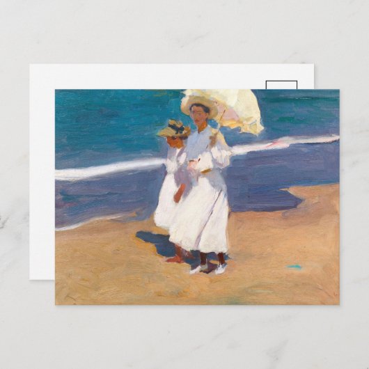 Aan de kust | Joaquín Sorolla Briefkaart (Voorkant / Achterkant)