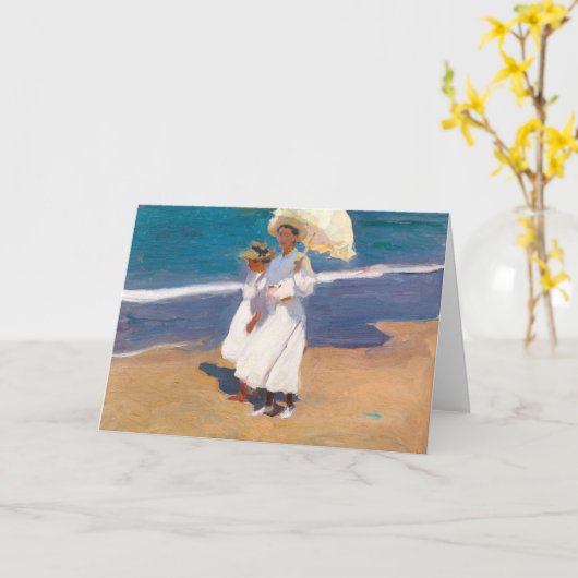 Aan de kust | Joaquín Sorolla Kaart (Gele Bloem)