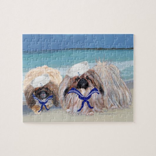 Aan de kust legpuzzel (Horizontaal)