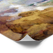 Aan de kust van Californië | William Henry Holmes Poster (Hoek)