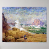 Aan de kust van Californië | William Henry Holmes Poster (Voorkant)