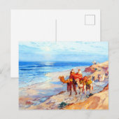 Aan de kust van Tangier de Atlantische Oceaan Briefkaart (Voorkant / Achterkant)