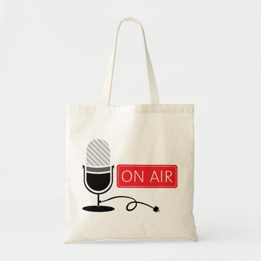 Aan de lucht tote bag (Voorkant)