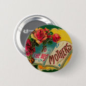  aan de Moederdag van de Beste Moeders Ronde Button 5,7 Cm (Voorkant /achterkant)