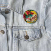  aan de Moederdag van de Beste Moeders Ronde Button 5,7 Cm (In situ)