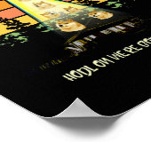 Aan de Moon Dopostes in Crypto Meme UFO DOGE  Poster (Hoek)