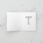 Aan de onderkant van de 'All Birthday Card' Feestdagen Kaart (Binnen)