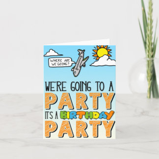 Aan de onderkant van de 'All Birthday Card' Feestdagen Kaart