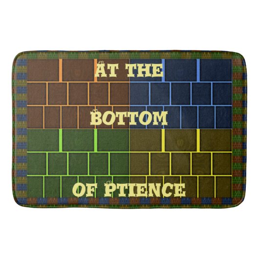 Aan de onderkant van Patience Bath Mats Badmat (Voorkant)