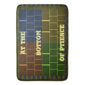 Aan de onderkant van Patience Bath Mats Badmat (Voorkant Verticaal)