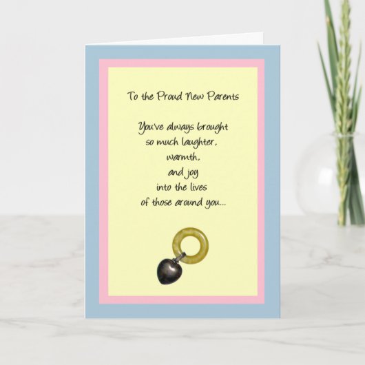 Aan de Oude Nieuwe Ouders Kaart (Voorkant)